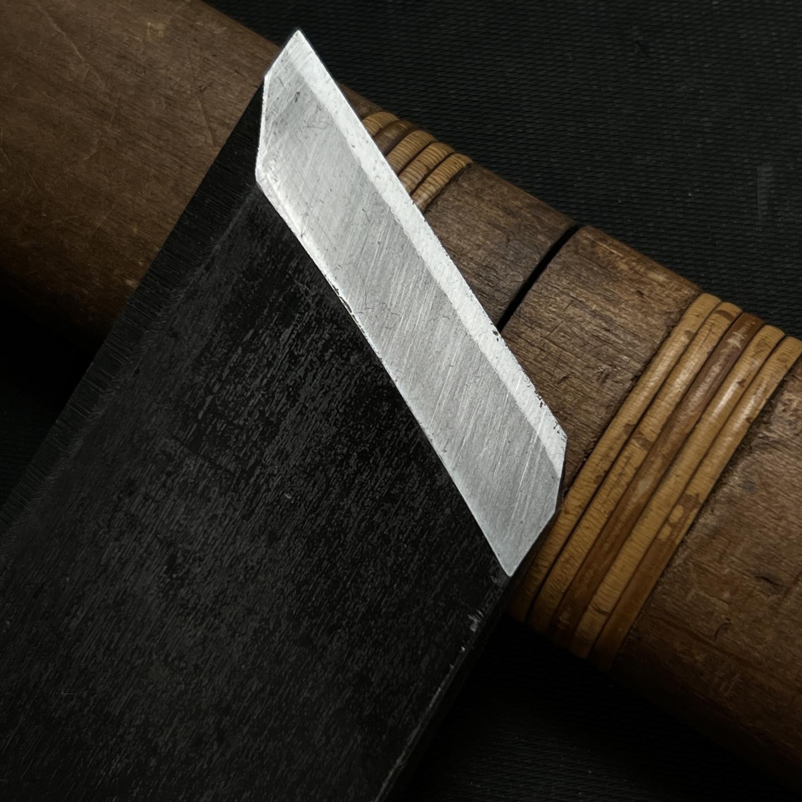 Yoshitaka Special Rabbet Planes with Blue steel 義隆 一枚鉋 右 蟻際鉋 42mm Ari-Kiwakanna