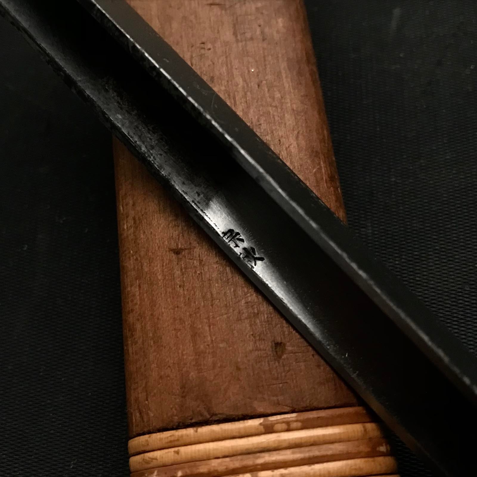 Ha Kanna Kumiko Kanna with white steel by Muneaki 葉鉋 組子用 60°  猪本台 宗秋刃