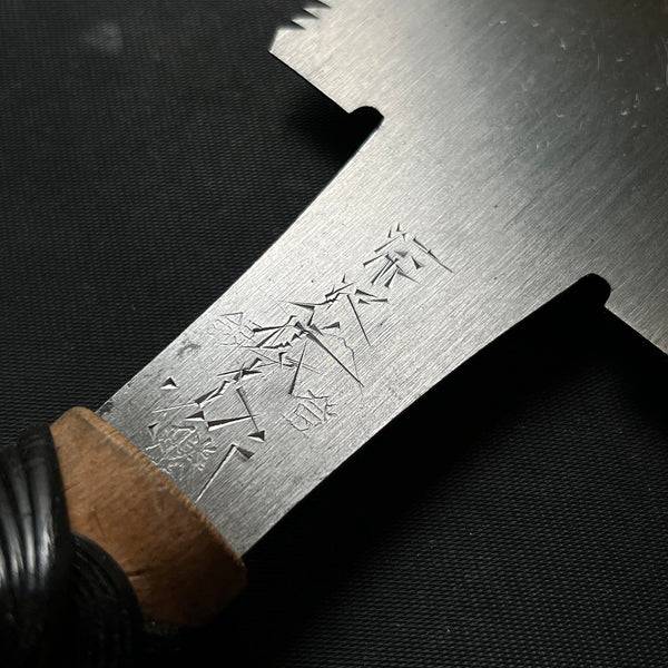 #48 Nagakatsu Double Edge (Ryoba) Saw with Eddy Type Handles For hard Wood 長勝鋸 両刃鋸 渦巻き柄 広葉材用  240mm