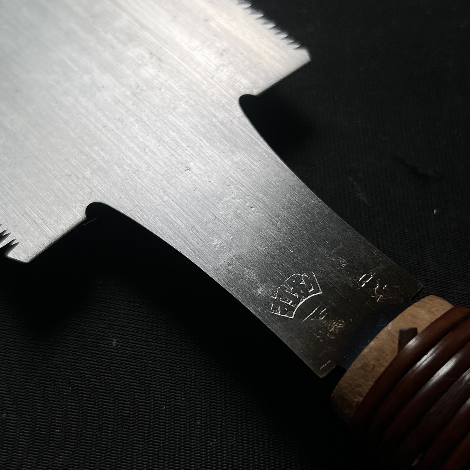 #52 Nagakatsu Double Edge (Ryoba) Saw with Eddy Type Handles For soft Wood 長勝鋸 両刃鋸 渦巻き柄 針葉材用 240mm