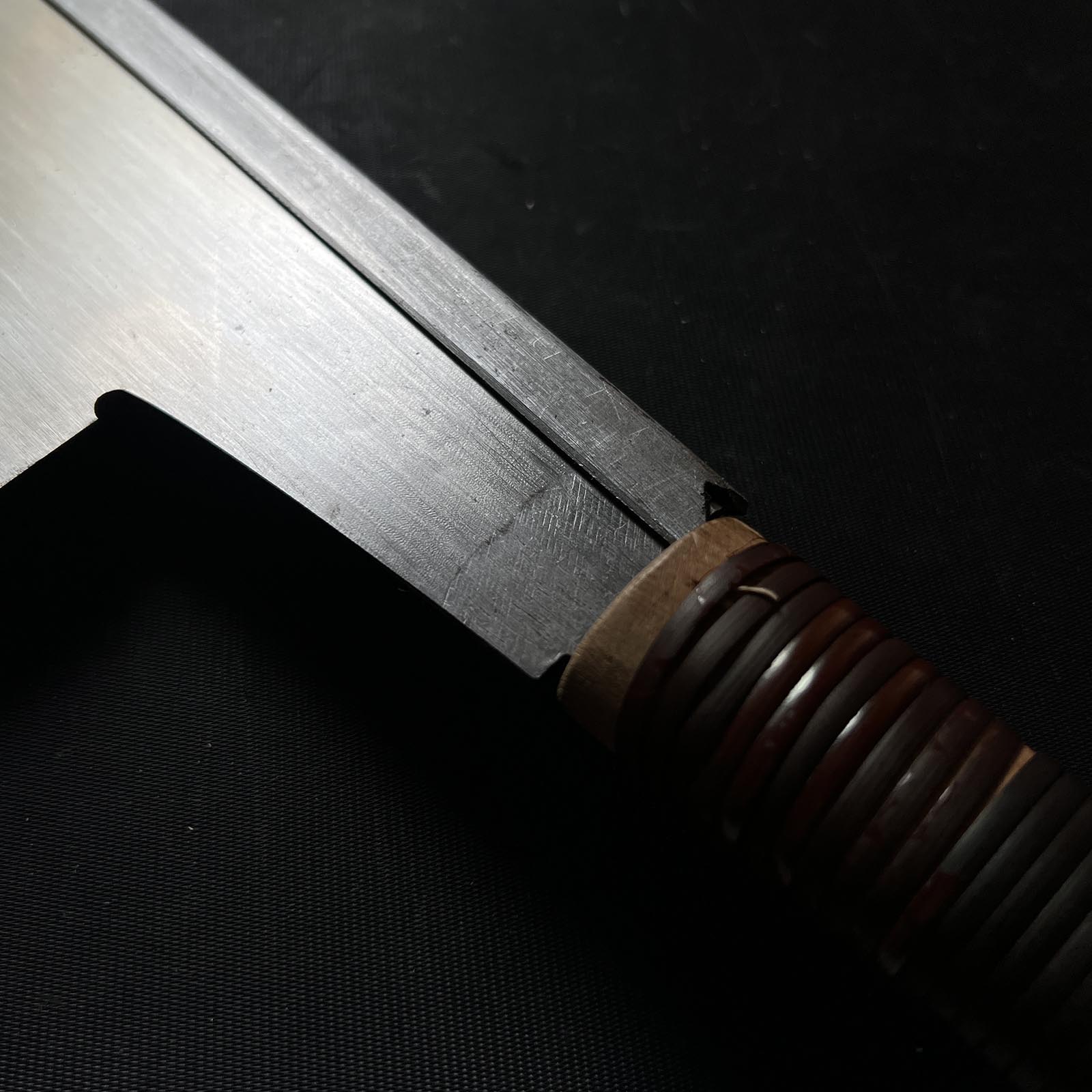 #56 Old stock Nagakatsu Noko Japanese Cross cut Special Dozuki Saw For Hard Wood 長勝鋸 胴付き鋸 横挽 広葉材用 270mm