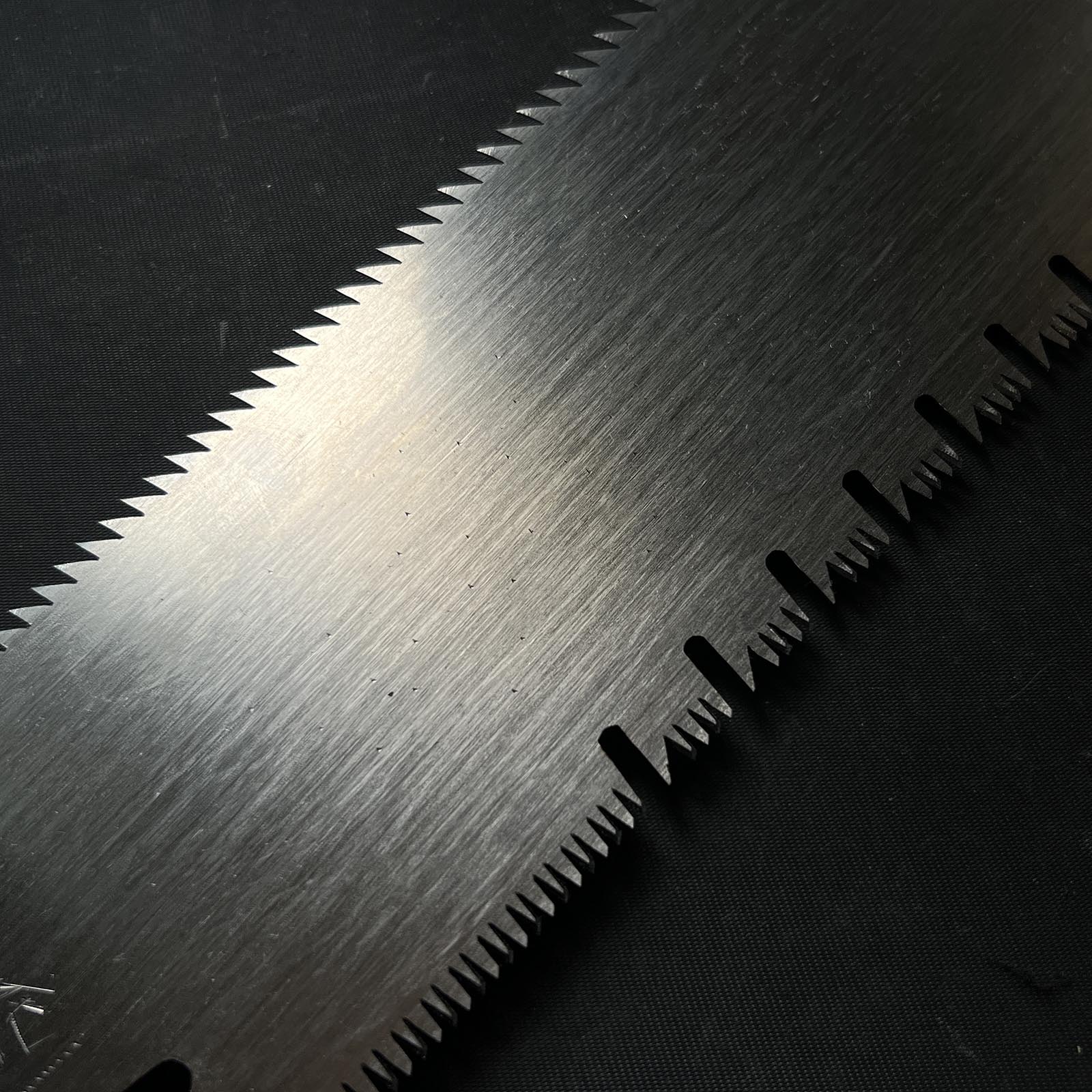 #58 Nagakatsu Double Edge (Ryoba) Saw with Eddy Type Handles For Hard Wood 長勝鋸 両刃鋸 渦巻き柄 広葉材用 300mm