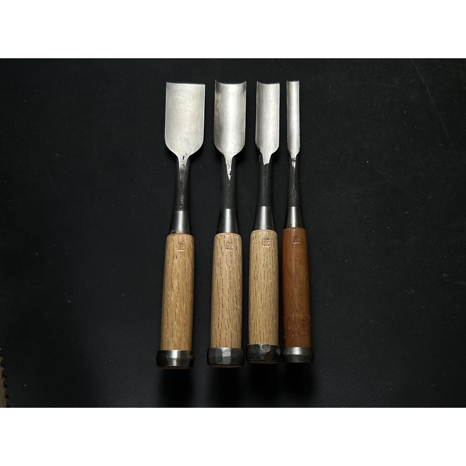 Old stock Kunikei 3rd Generation Early works Uchimaru chisels 掘出し物 三代目