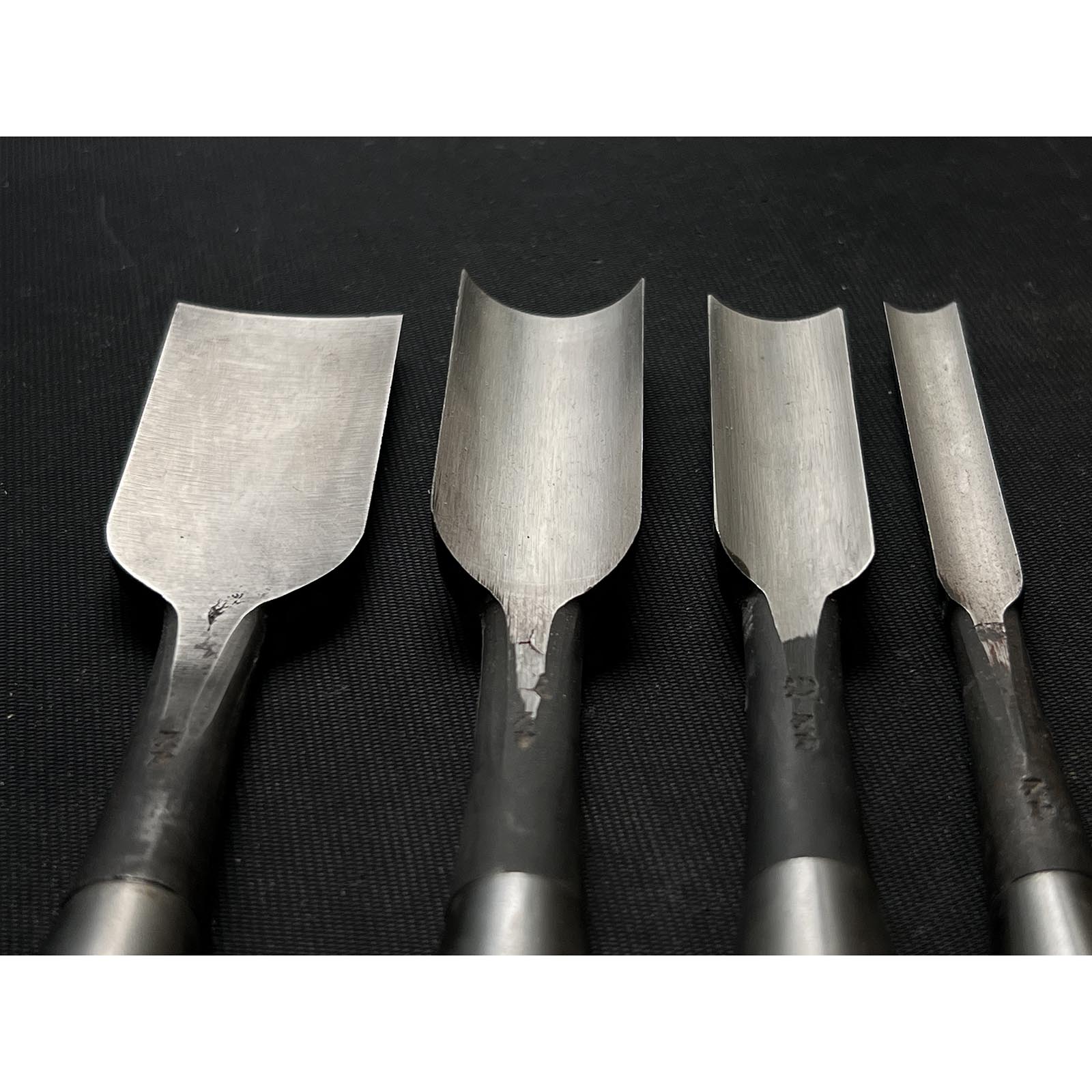 Old stock Kunikei 3rd Generation Early works Uchimaru chisels 掘出し物 三代目国慶作 早期作品  内丸鑿