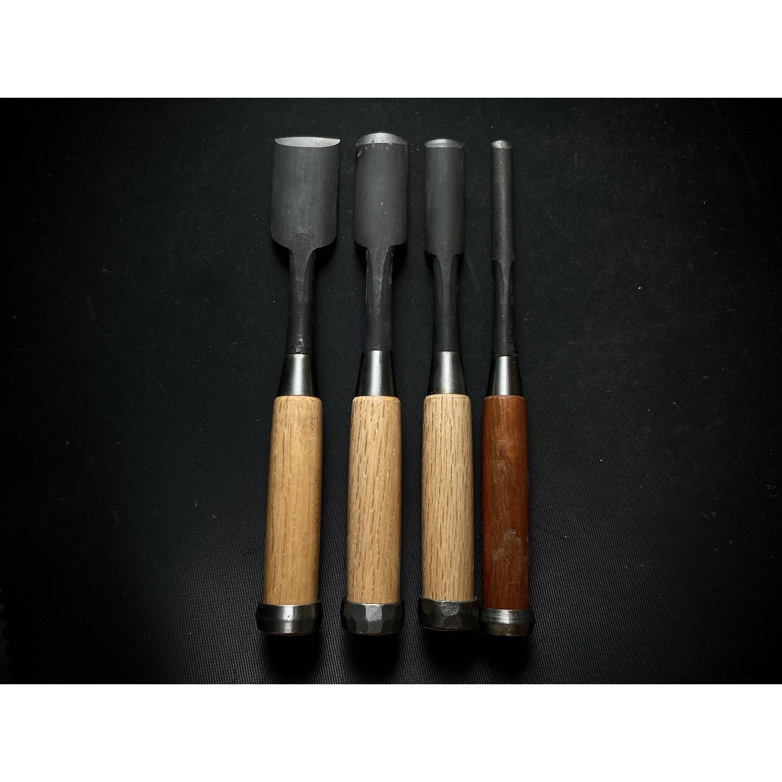 Old stock Kunikei 3rd Generation Early works Uchimaru chisels 掘出し物 三代目国慶作 早期作品  内丸鑿