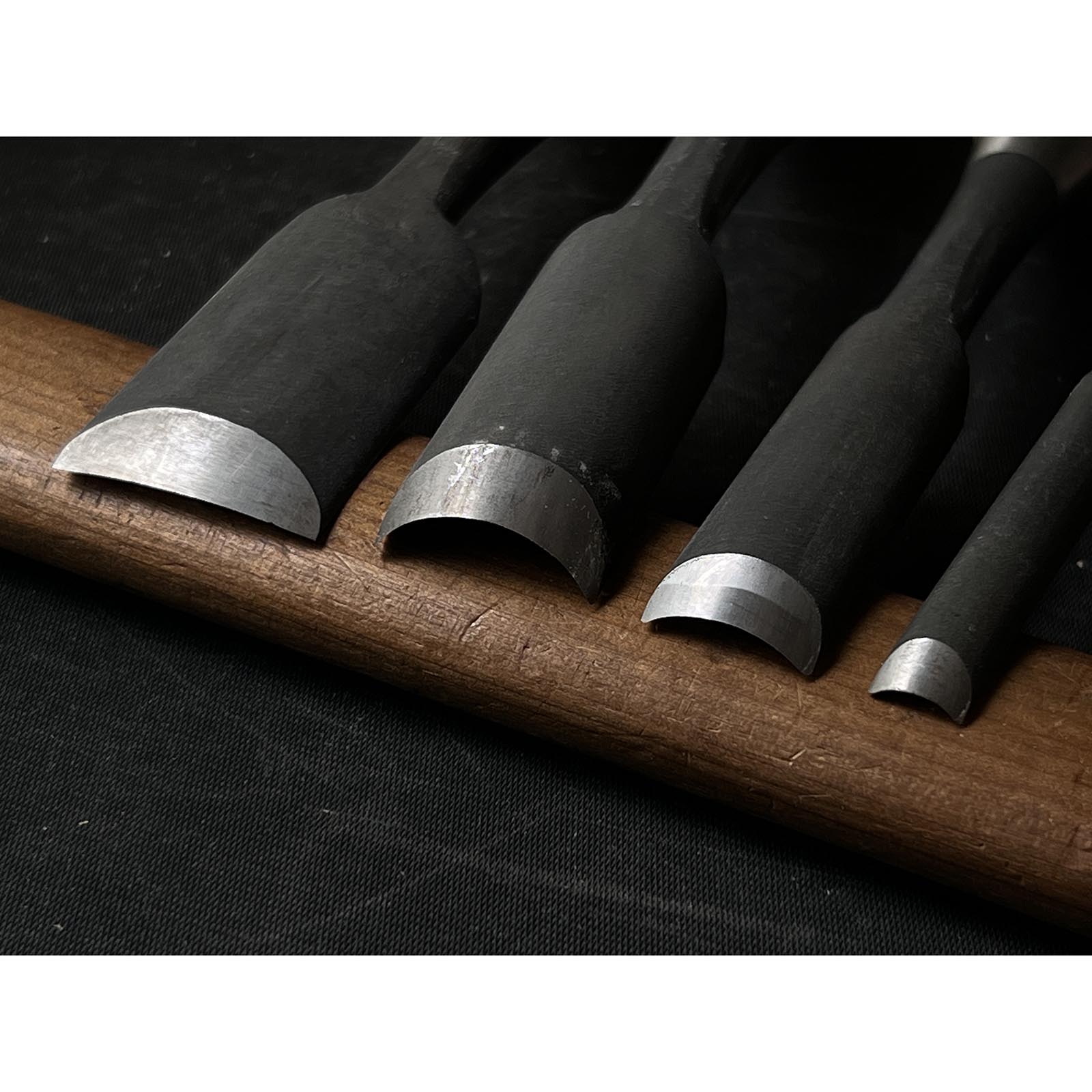 Old stock Kunikei 3rd Generation Early works Uchimaru chisels 掘出し物 三代目国慶作 早期作品  内丸鑿