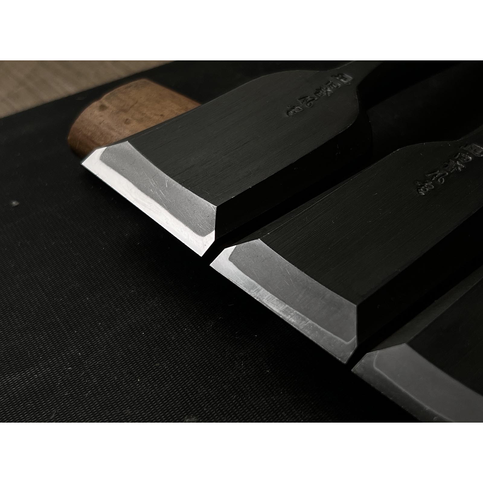 Tasai Fusetsu Bench chisels set (Oirenomi) with wooden box 田斎