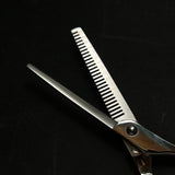 Old stock EGGPLANT Japanese Barber scissors 掘出し物 ナス印 スキ鋏 #1000