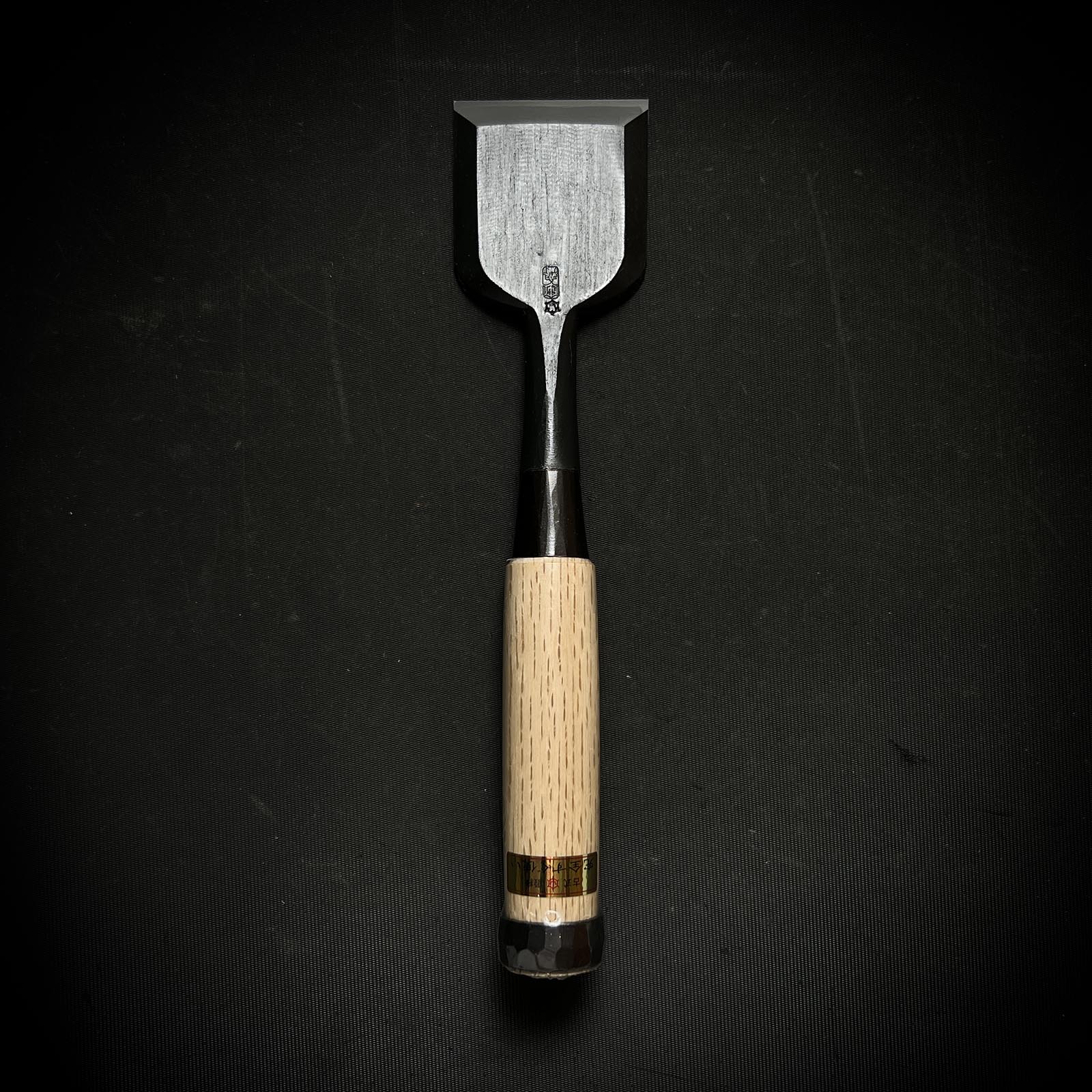 Tasai Bench chisels (Oirenomi) with blue steel  田斎作 黒仕上 追入鑿 54mm