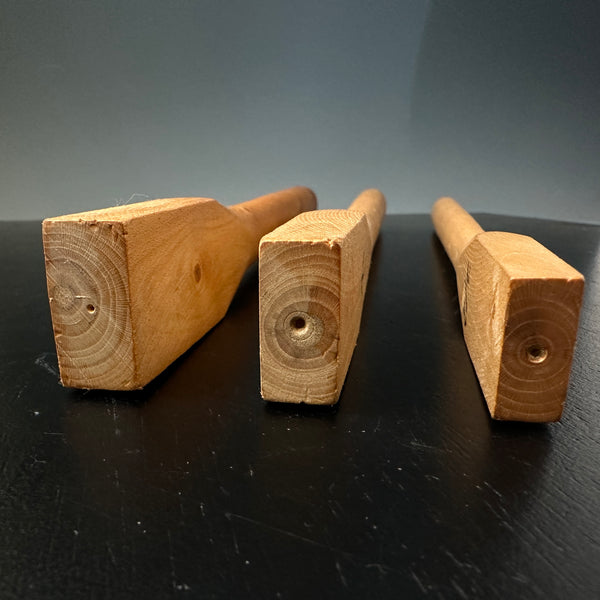 Japanese Gumi hammer handles Common type (oleaster)   グミ（胡頽子）玄能柄 普通型 芯持ち一本物