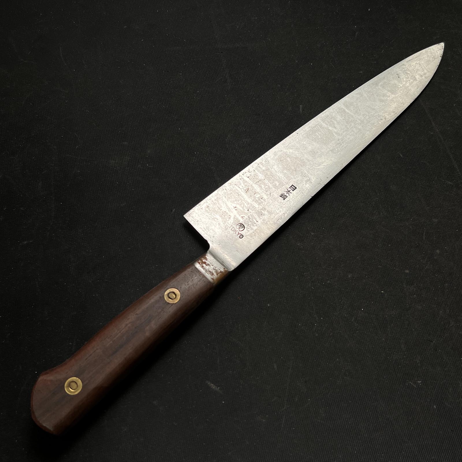 Old stock #G32 Chef knife Gyuto  掘出し物  源助久 牛刀 210mm