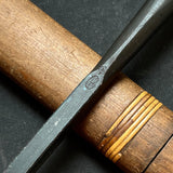 Old stock Shigeteru Timber chisels with White steel 掘出し物 重輝 叩鑿 9mm Tatakinomi