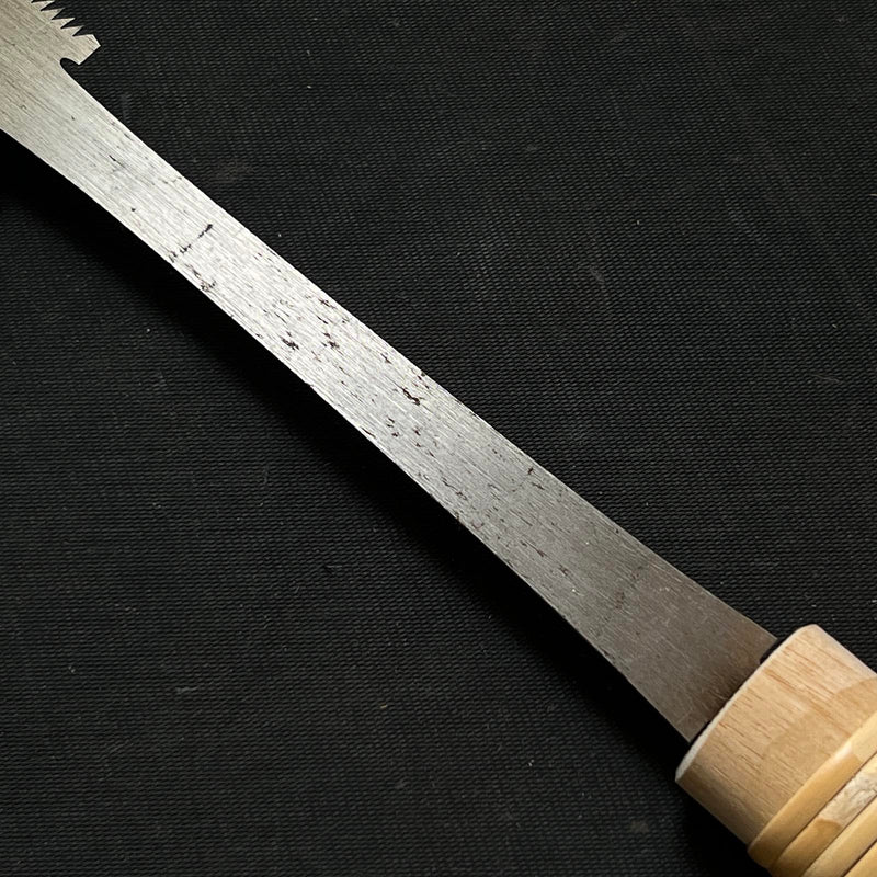 Old stock Ready to use Azebiki Nokogiri Hand made saw 掘出し物 目立て済み 畔挽き鋸  30mm