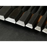 Old Hidari Ichihiro Second Generation Bench chisels set 掘出し物 二代目左市弘 山崎正三作 追入組鑿