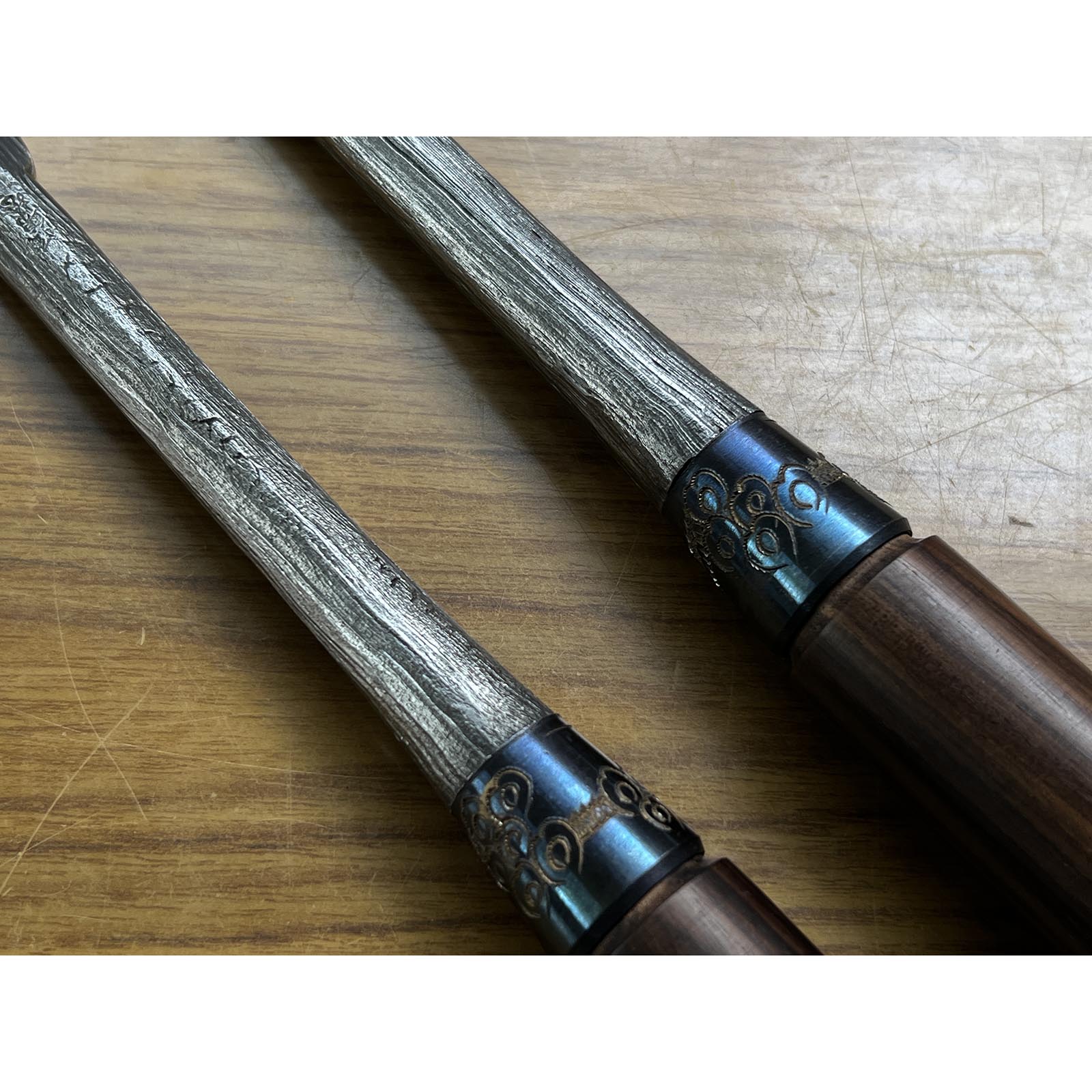 Ouchi Slick Chisels set  (Ootsuki-nomi, Hontsuki-Nomi) by Ouchi 4th generation 四代目大内俊明作 宗家大内 本突き組鑿  48,24mm
