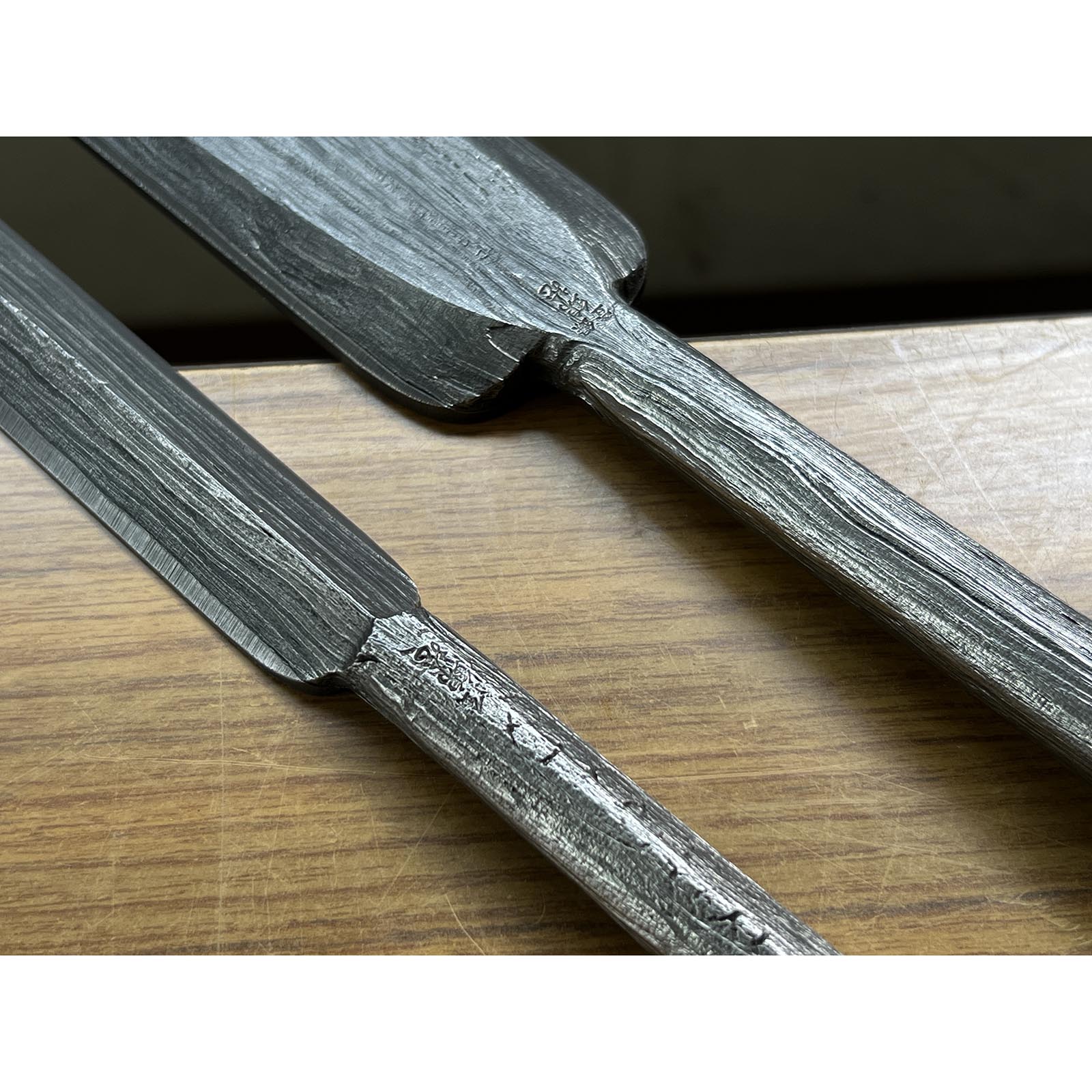 Ouchi Slick Chisels set  (Ootsuki-nomi, Hontsuki-Nomi) by Ouchi 4th generation 四代目大内俊明作 宗家大内 本突き組鑿  48,24mm