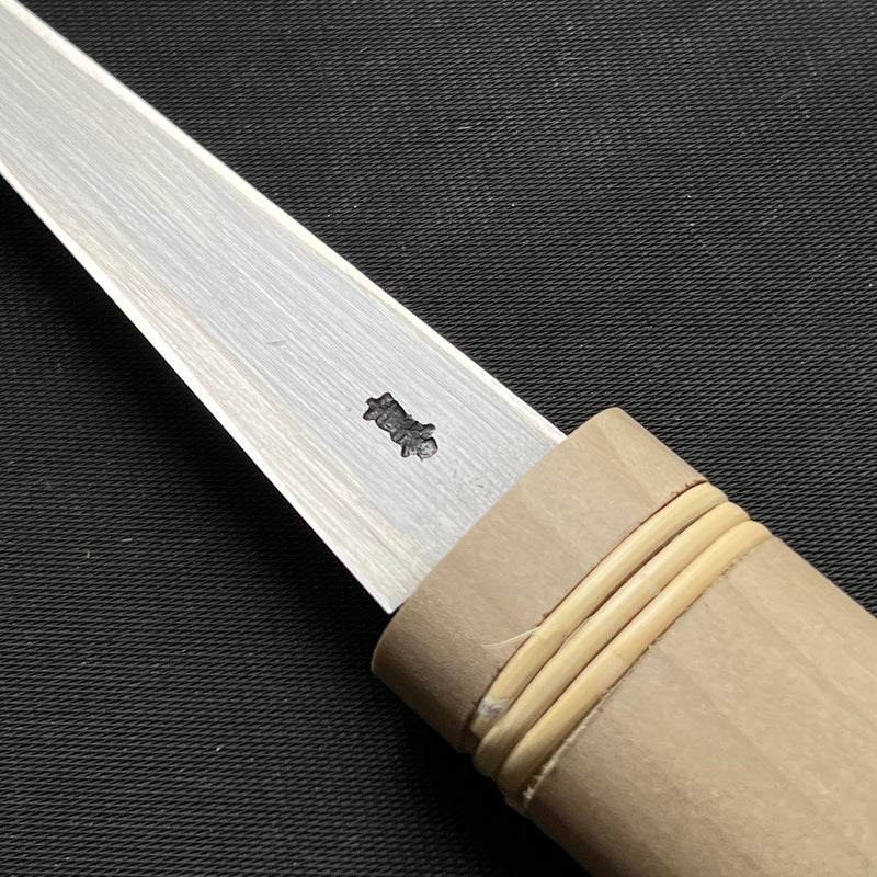 Yoshihede Kuri Kokatana (Carving tools) Right Hand  吉秀 白紙鋼 繰り小刀 右 130mm