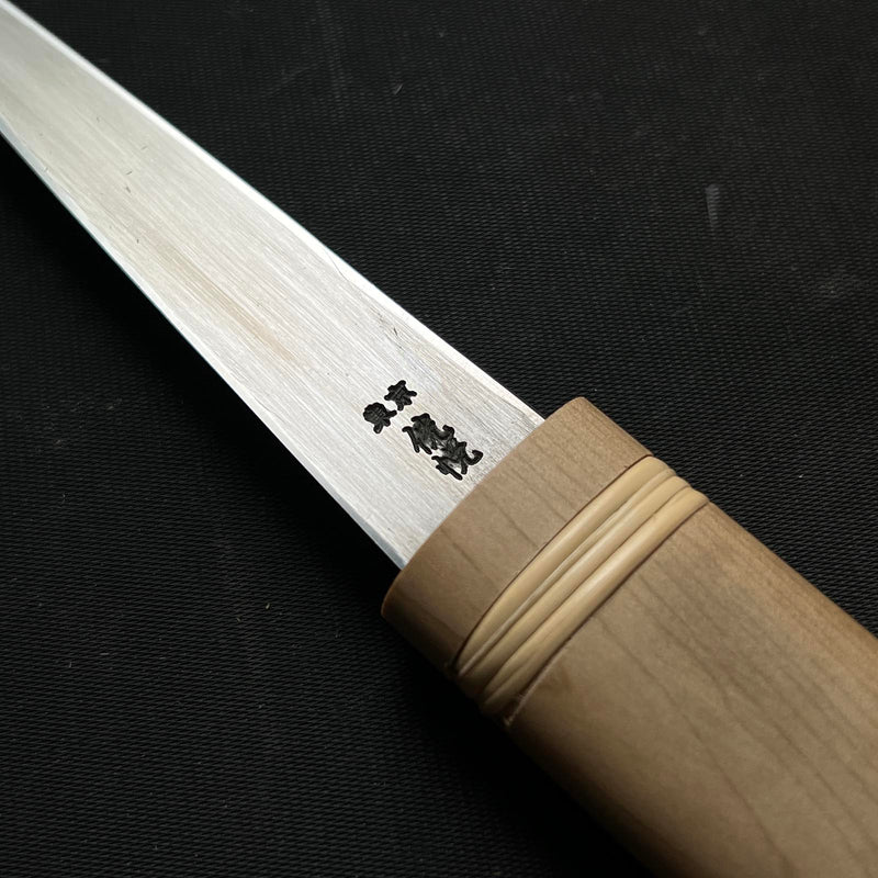 Kouetsu Kuri Kokatana (Carving tools) Right Hand 侊悦 青紙鋼 繰り小刀 右 130mm