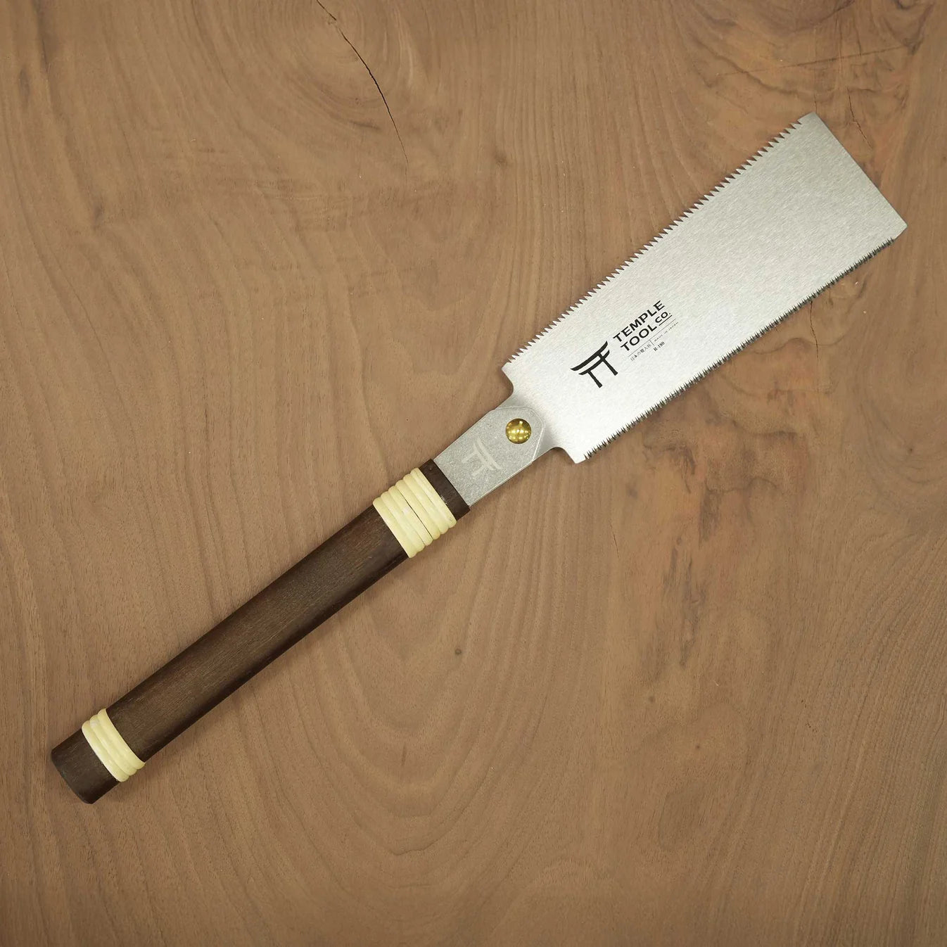 Temple Tool Japanese Pull Saw Fine Double-Edge 180mm   テンプルツール 両刃鋸  180mm