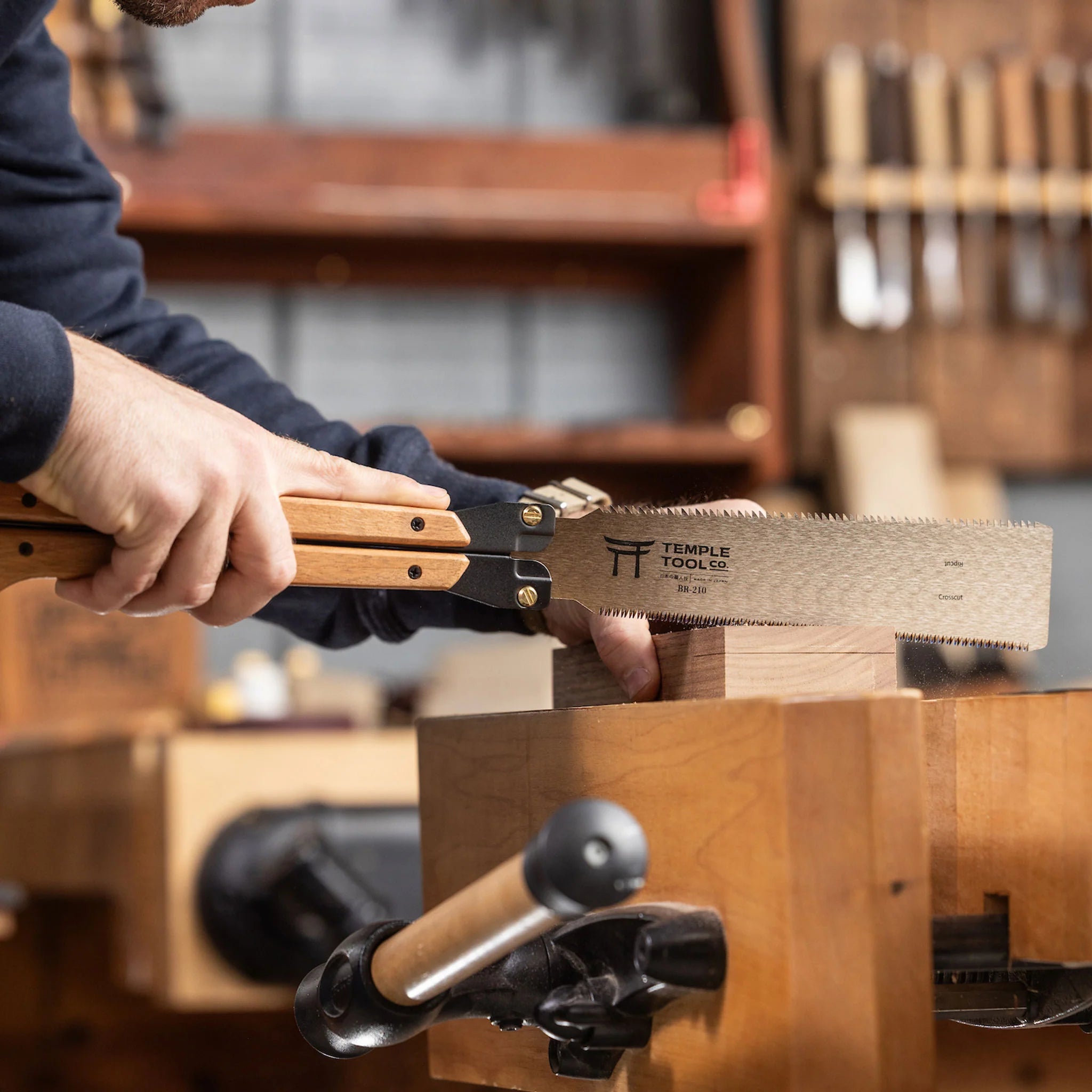 Temple Tool The Folding "Butterfly Saw" Double-Edge  テンプルツール バタフライソー 両刃鋸  210mm