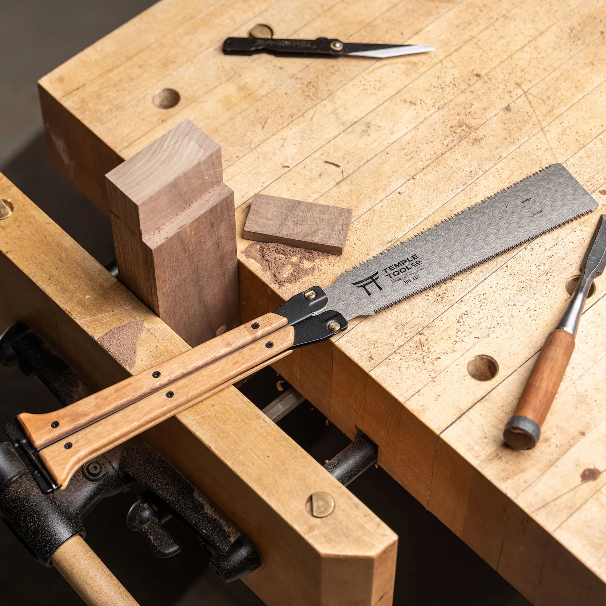 Temple Tool The Folding "Butterfly Saw" Double-Edge  テンプルツール バタフライソー 両刃鋸  210mm