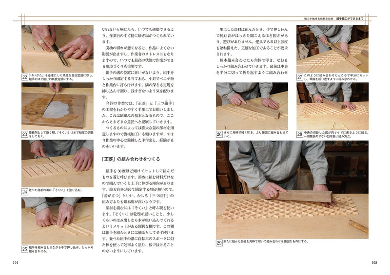 伝統建具の種類と製作技法  Help you understand Japanese traditional woodworking (Tategu)