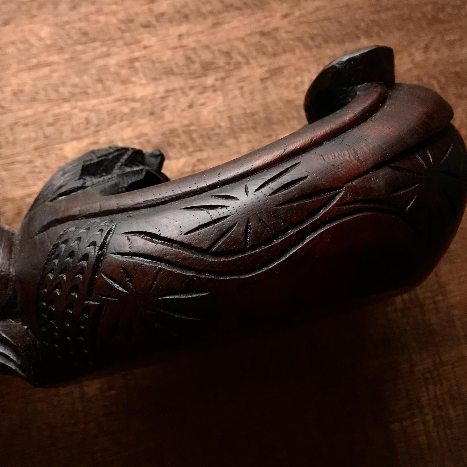 #ST36 Japanese Carpenter Ink Pot Traditional Measuring Tools Sumitsubo by Masasumi 正清作 墨壺 欅 270mm