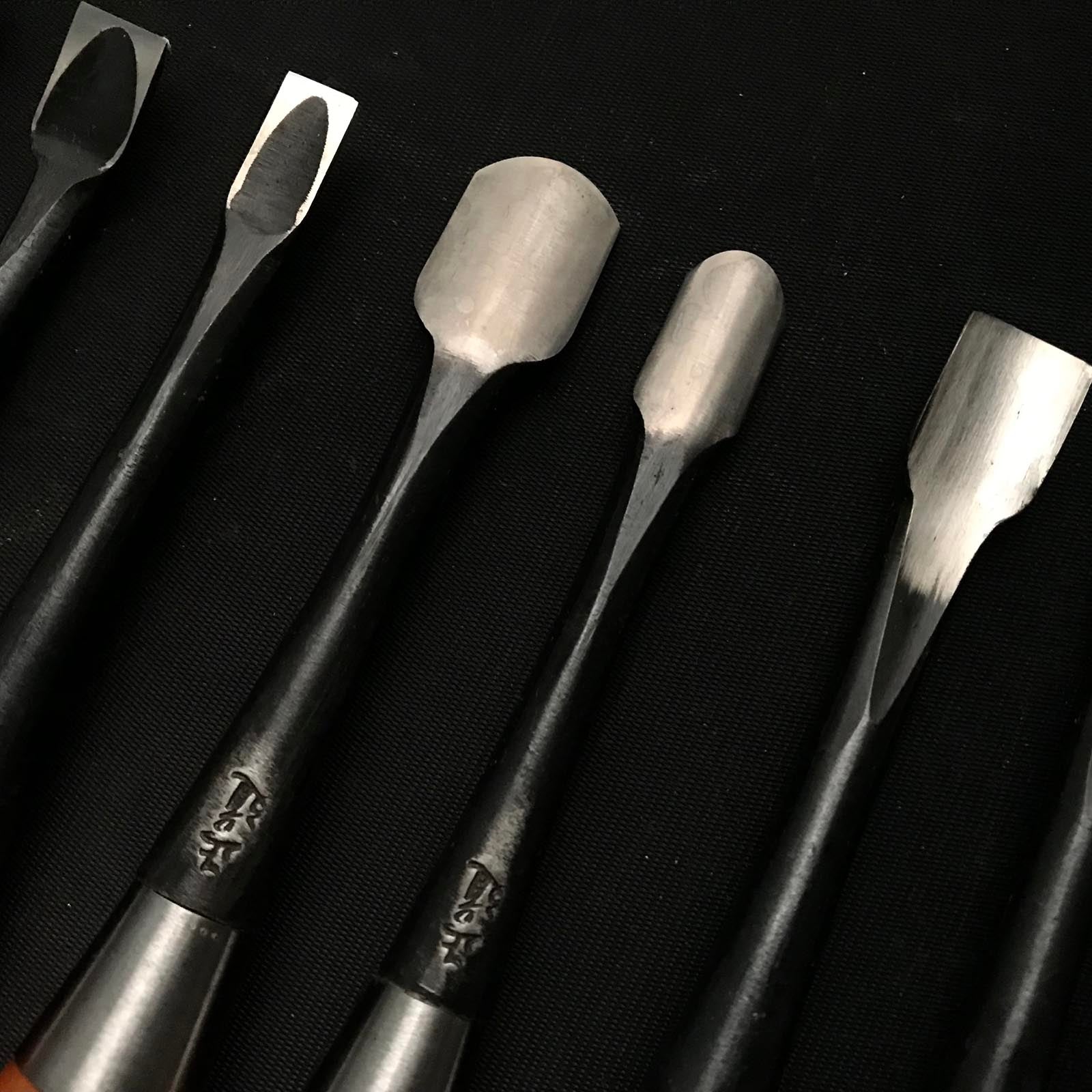 古株2号 正道 彫刻ノミセット 掘り出し物 正道 彫刻組鑿 10本