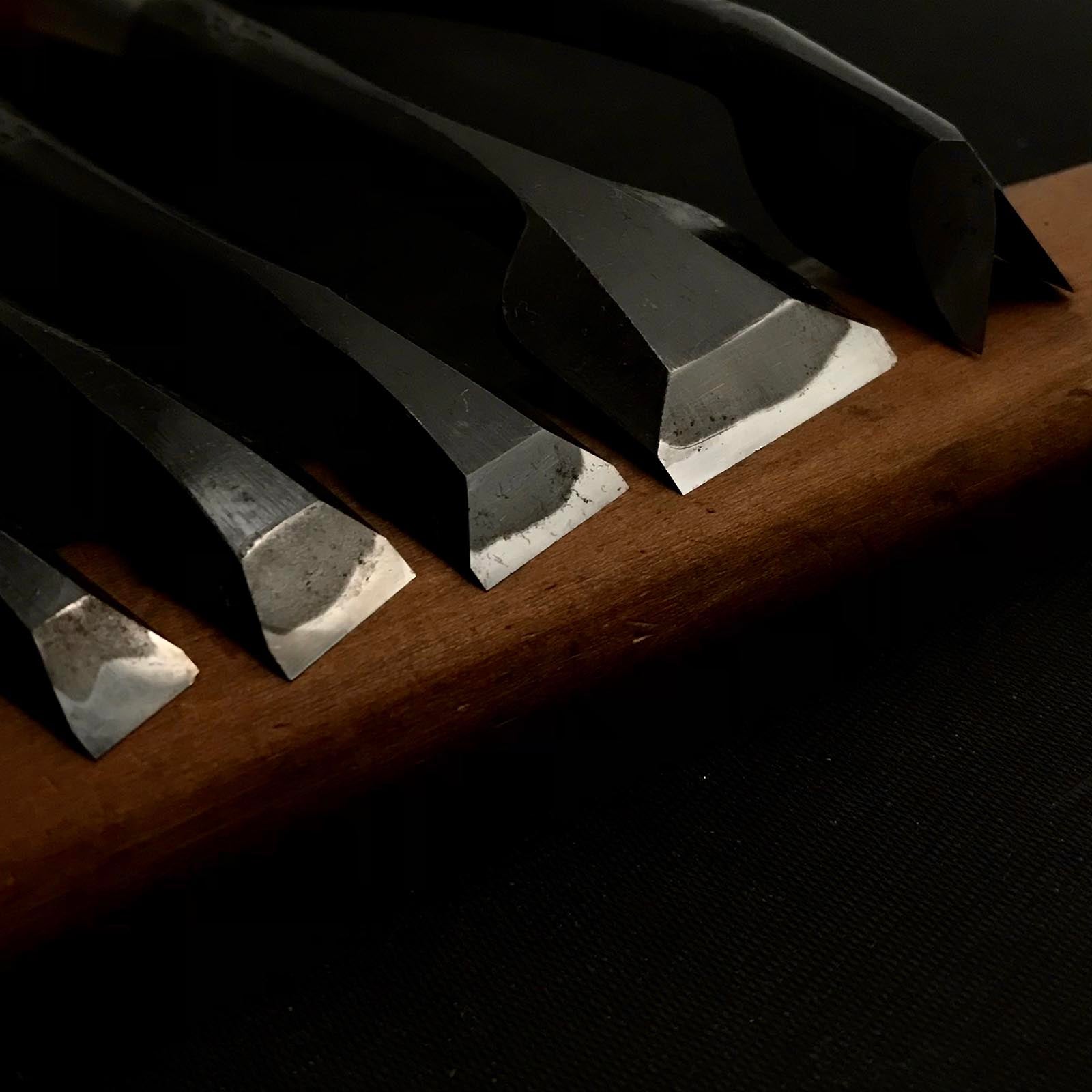 古株2号 正道 彫刻ノミセット 掘り出し物 正道 彫刻組鑿 10本