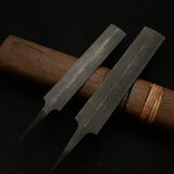 Old Stock TSUBOJU Single edged file for Handsaw sharpening (Surikomi-Yasuri) 掘出し物 壺十 片刃 すり込みヤスリ 90,100mm