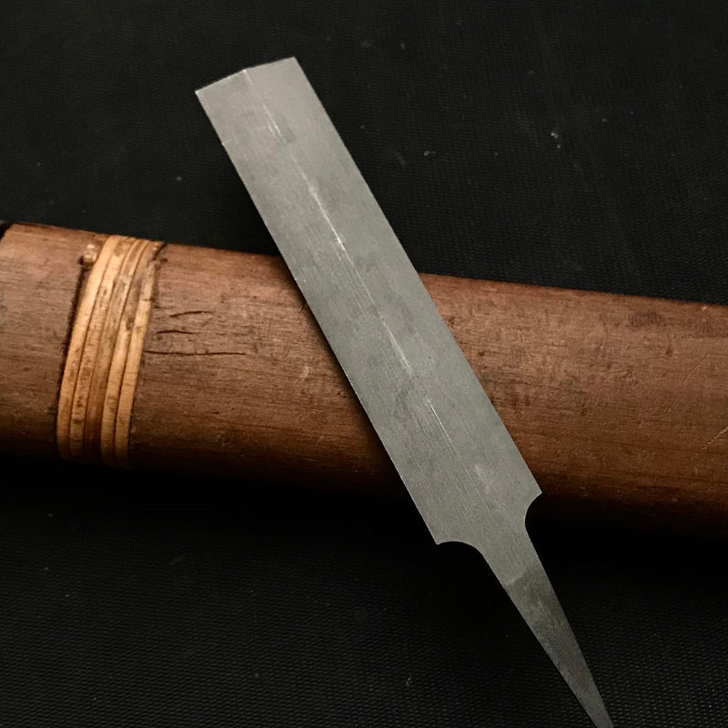 Old Stock TSUBOKIMI Single edged Fine file for Handsaw sharpening (Surikomi-Yasuri) 掘出し物 壺公 片面 油目 すり込みヤスリ 75mm
