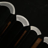 #12 Old stock Soto maru chisels set with white steel 掘出し物 外丸組鑿 6本組 Sotomarunomi
