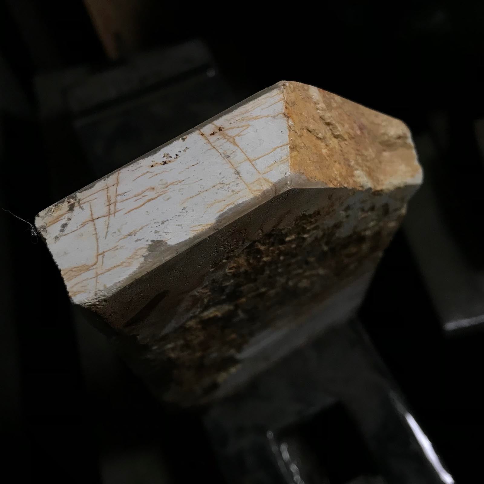 #O16 奥戸 吹田 天然仕上砥石 道具 砥石 天然仕上砥石 奥殿 巣板