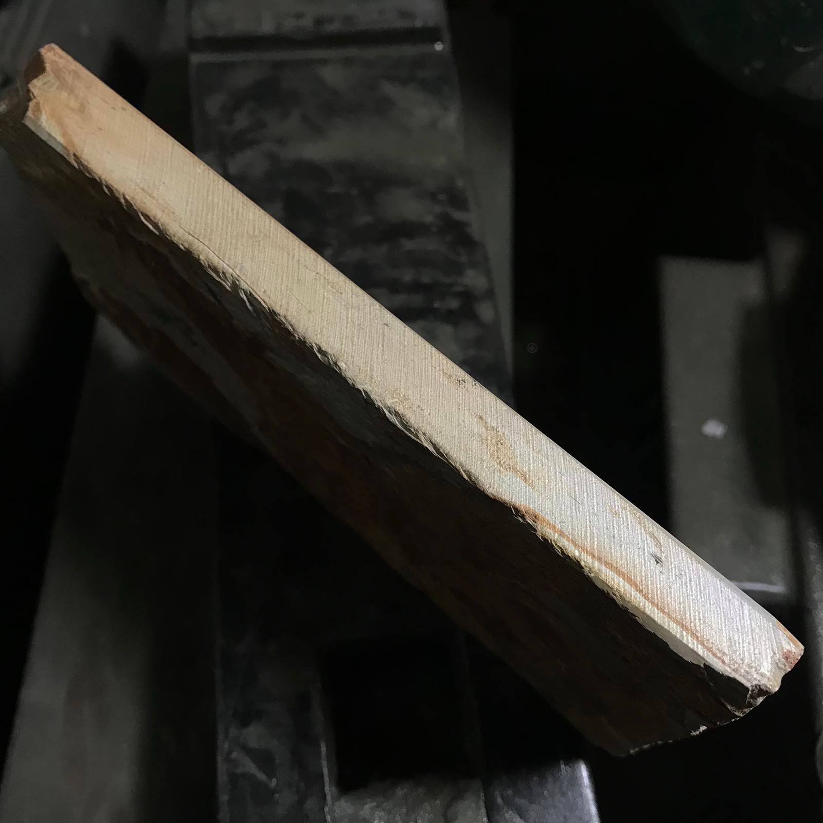 #O18 奥戸 天上 吹田 日本製 天然仕上砥石 道具 砥石 天然仕上砥石 奥殿 天井 巣板