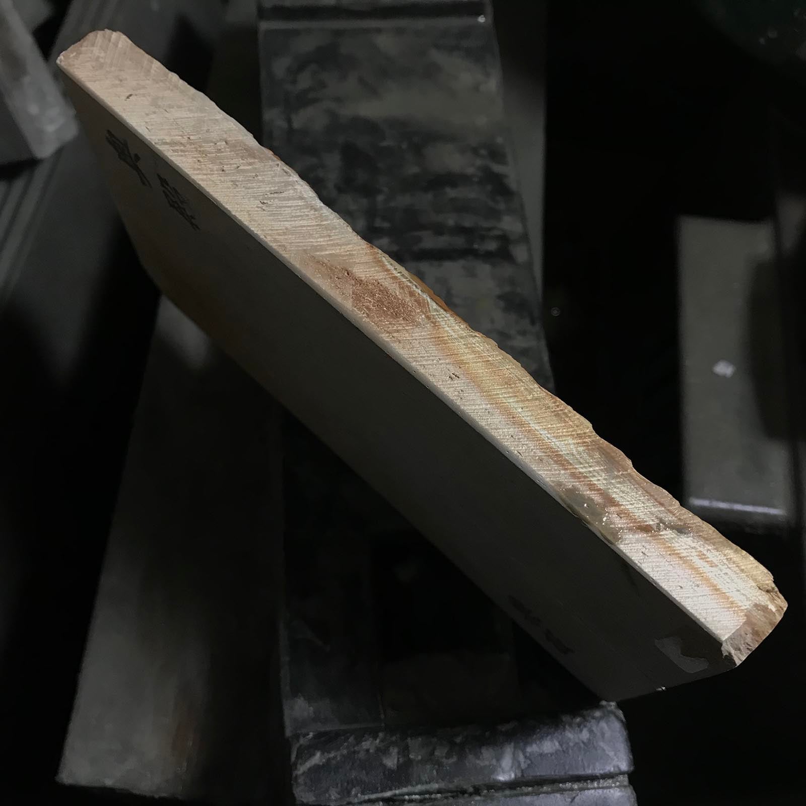 #O18 奥戸 天上 吹田 日本製 天然仕上砥石 道具 砥石 天然仕上砥石 奥殿 天井 巣板