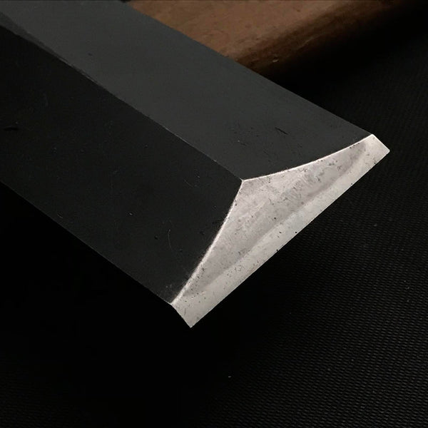 Old stock Kunitsuru Shinogi Paring chisels with white steel 掘出し物 國鶴 鎬薄鑿 Usunomi 48mm