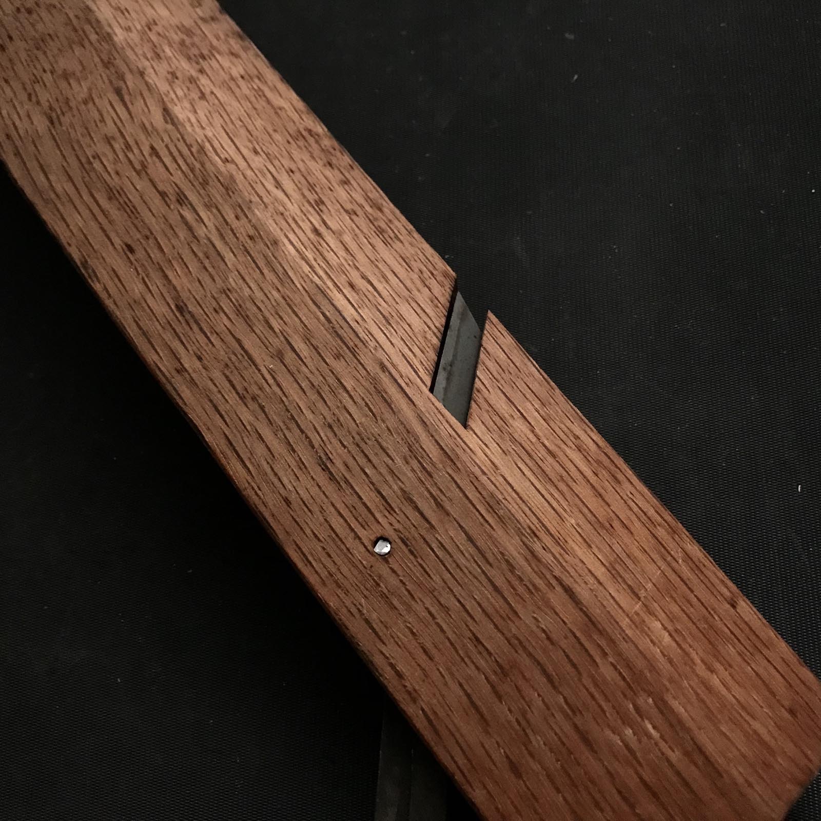 #9 Old stock Yoshiharu Side Rabbet Plane with blue steel right hand 掘出し物 義春 右 脇取鉋 Wakitori kanna