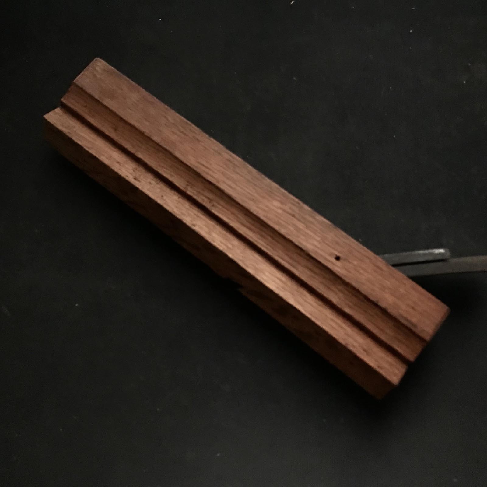 #9 Old stock Yoshiharu Side Rabbet Plane with blue steel right hand 掘出し物 義春 右 脇取鉋 Wakitori kanna