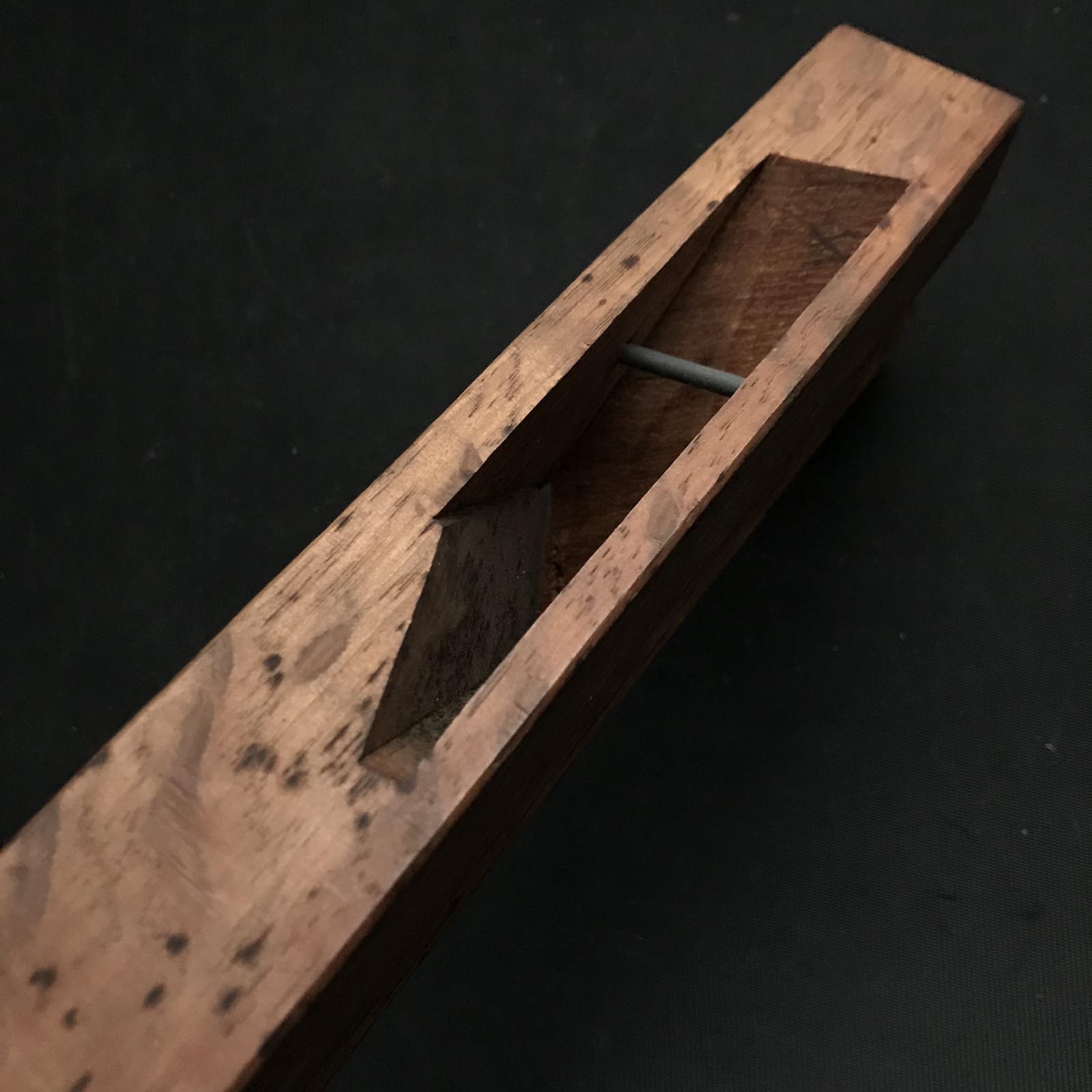 #9 Old stock Yoshiharu Side Rabbet Plane with blue steel right hand 掘出し物 義春 右 脇取鉋 Wakitori kanna