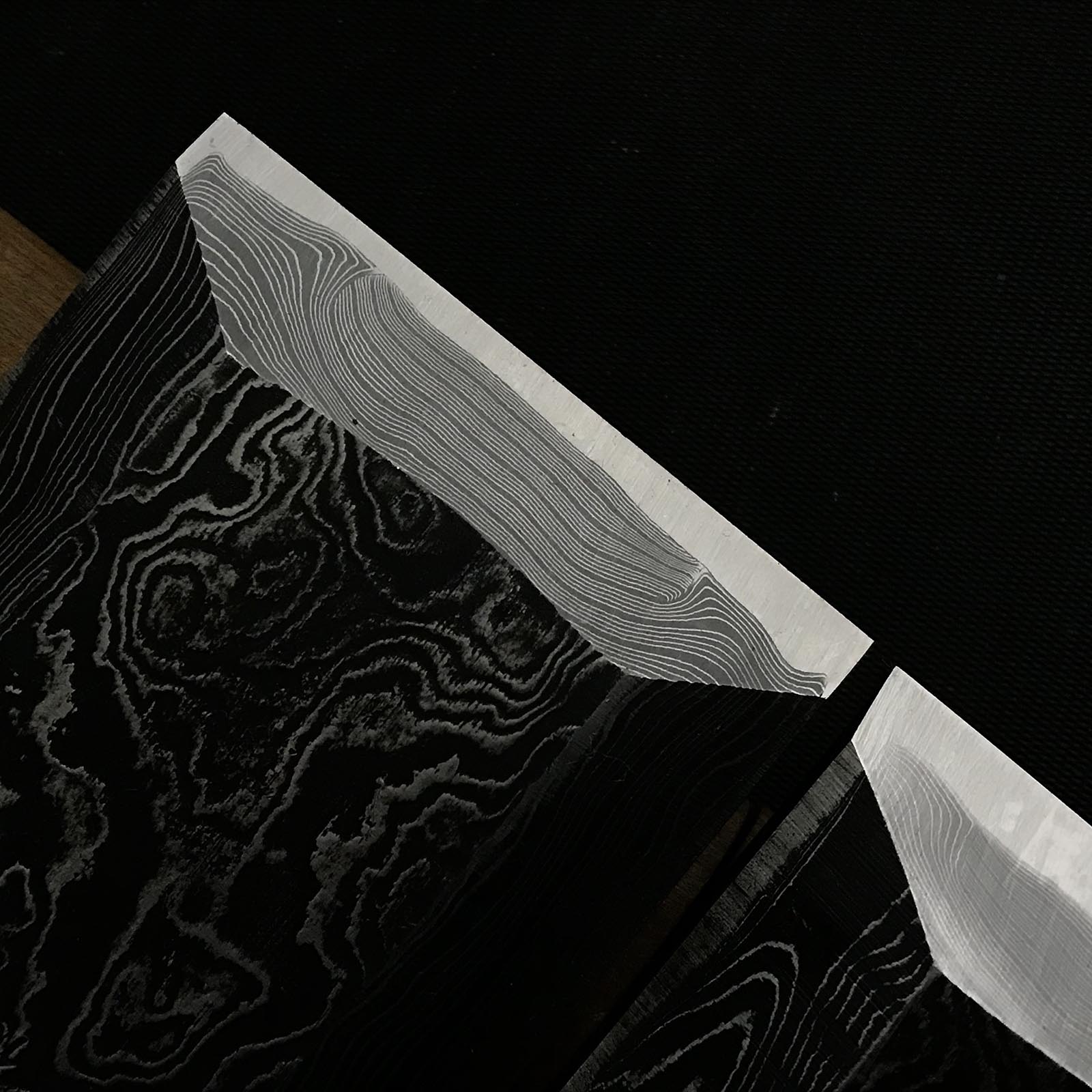 Sukemasa #3 Suminagashi Extra width Bench chisels  助正作 墨流し 幅広追入鑿 75mm 60mm  Oirenomi