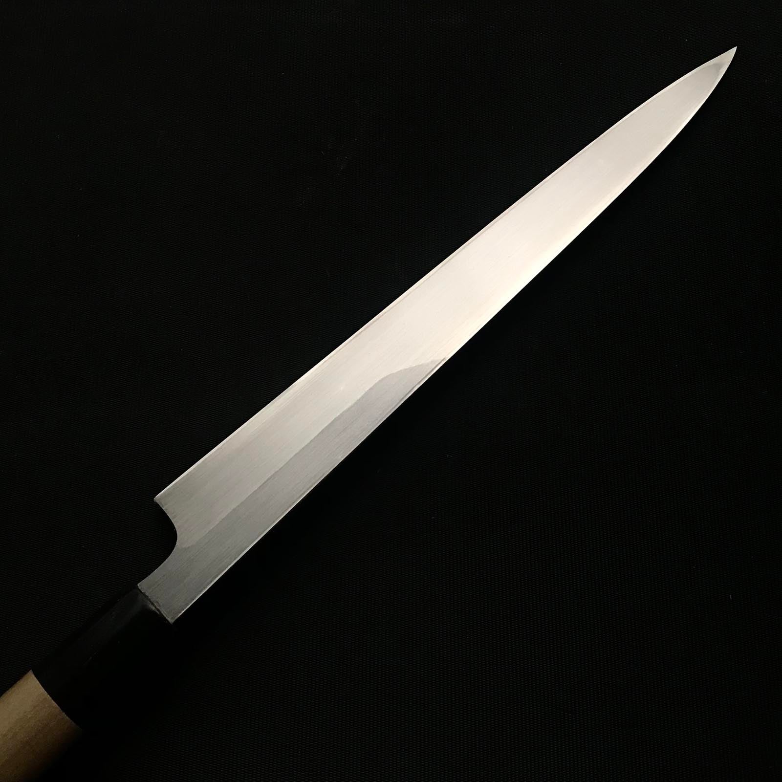 #2 黒内重房 柳葉防長 鞘付 重房作 特注 黒打柳刃包丁 鞘付 240mm