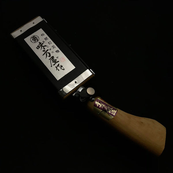 Ajikataya Single edged Nata by HinoUra Tsukasa Right hand  味方屋作 鉈 片刃 磨き仕上げ 右 120mm