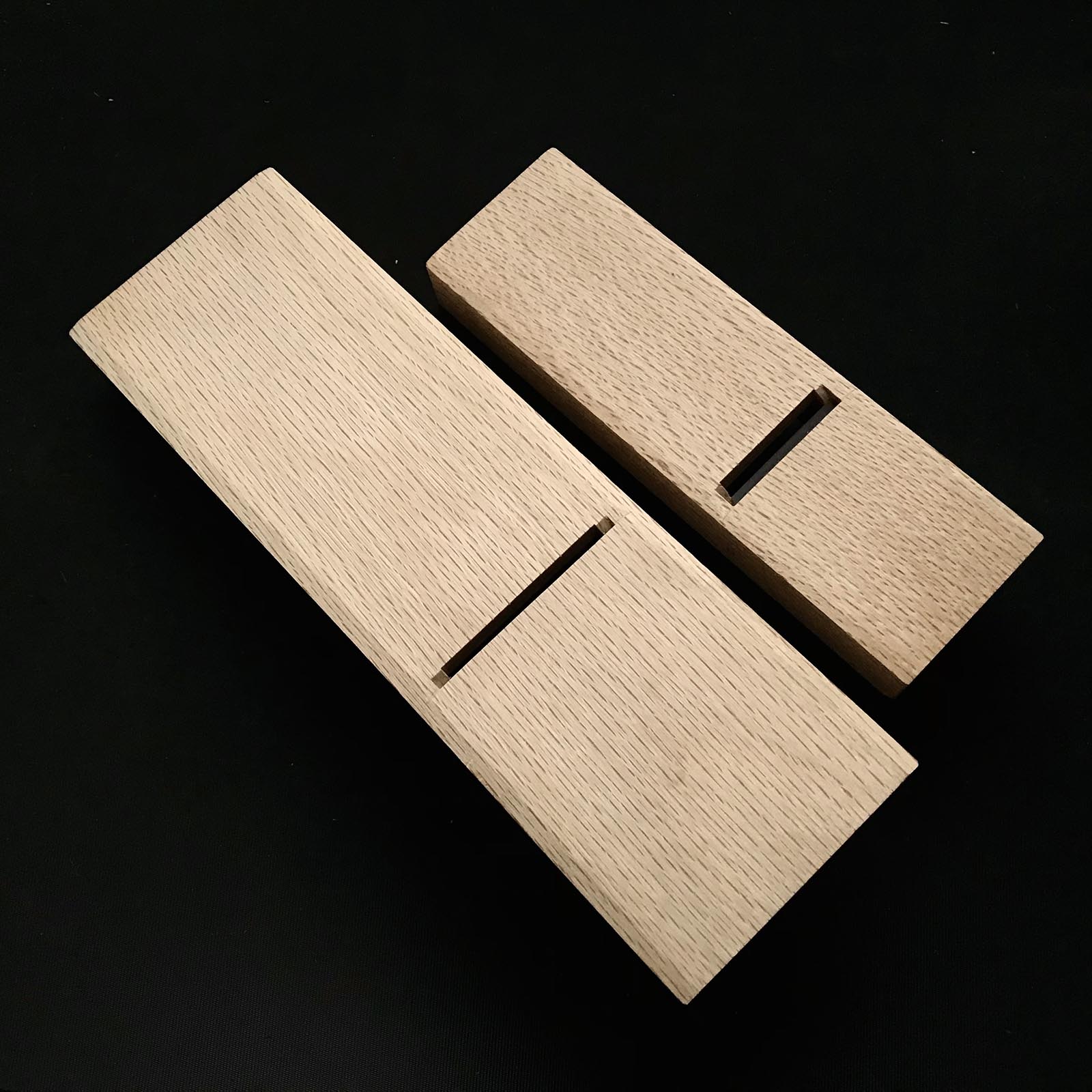 Tetsunohana Tsunesaburo Smoothing Plane& Small plane  (Kanna) with Togo Inukubi steel 常三郎作 鉄の華 東郷鋼犬首鋼 仕上げ鉋+小鉋 セット  70mm＆48mm