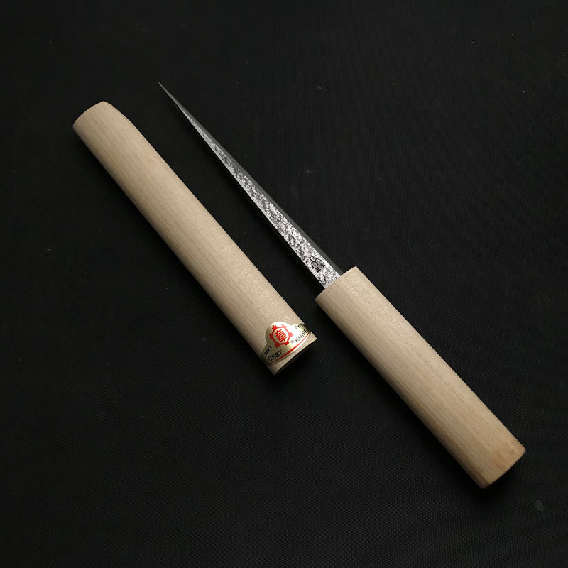 Mikisho Thin type Kuri Kokatana (Carving knife) Right hand  三木章 細繰り小刀 右 135mm