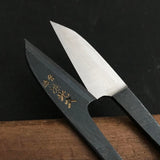 Old stock Minamoto mitsuhisa Nigiri basami Hand made Traditional Japanese scissors blacksmiths finish 掘出し物 源光久 握り鋏 手作り 黒仕上げ