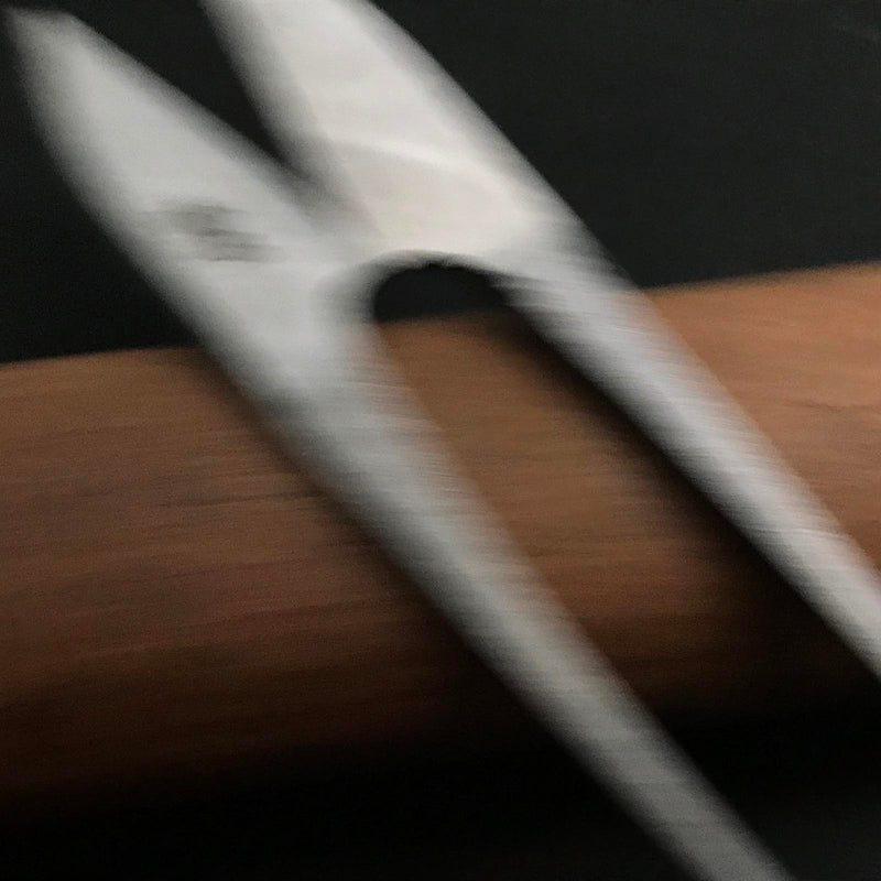 Old stock Kikuisami Nigiri basami Hand made Traditional Japanese scissors  polished 掘出し物 菊勇 握り鋏 手作り 磨仕上げ