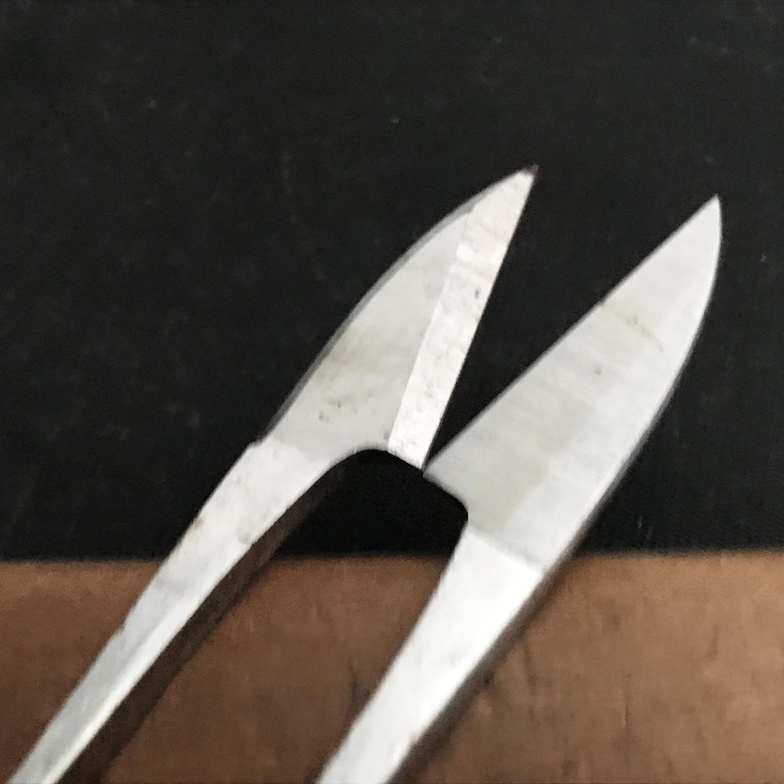 Old stock Hokusai Nigiri basami Hand made Traditional Japanese scissors polished 掘出し物 北斉 握り鋏 手作り 磨仕上げ