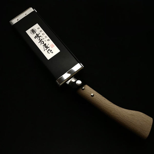 Ajikataya Single edged Nata by HinoUra Tsukasa Right hand  味方屋作 鉈 片刃 磨き仕上げ 右 180mm