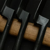 Ioroi Trowel chisel (Kote nomi) Dovetail type by Ioroi Hideo 五百蔵秀夫作 五百蔵 鏝鑿 鎬型  9,12,15,18,24,30mm