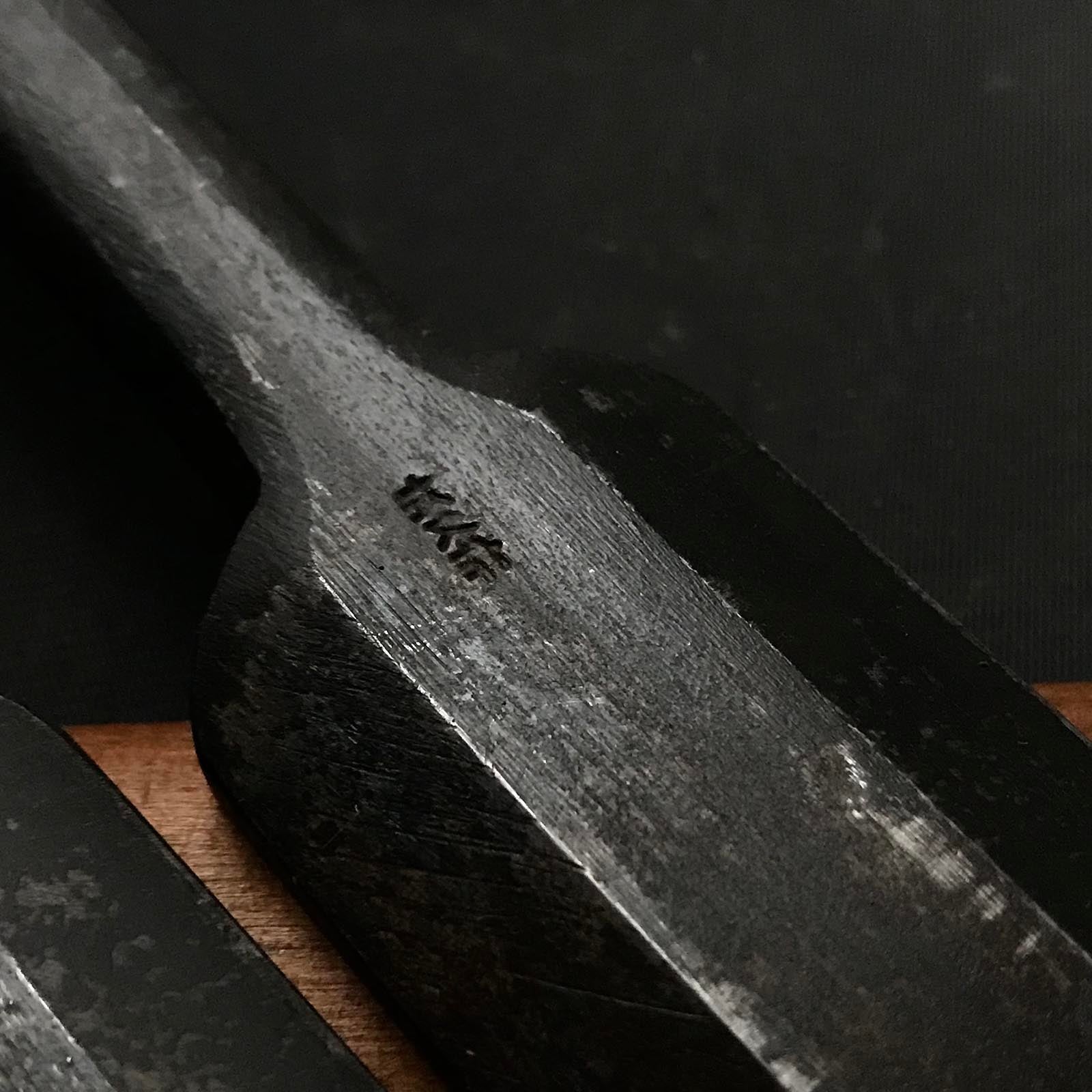 Used Hidari Hisasaku three generations long neck Timber Chisels 中古 三代目左久作 首長叩鑿 36,30mm
